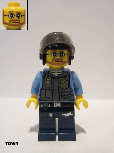 lego 2013 mini figurine cty0378 Police