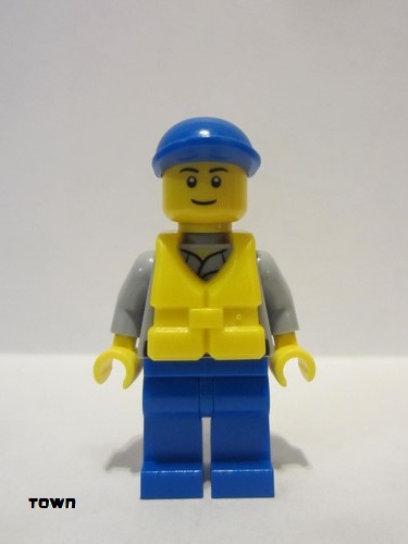 lego 2013 mini figurine cty0408 Coast Guard City - Crew Member