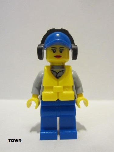 lego 2013 mini figurine cty0410 Coast Guard City - Crew Member