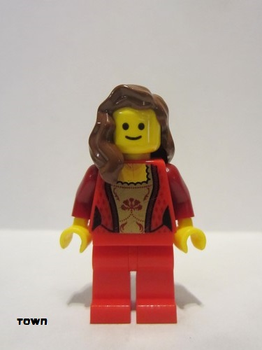 lego 2013 mini figurine twn180 Female Guest