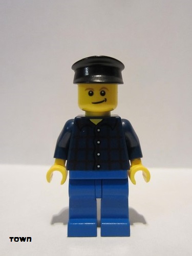 lego 2013 mini figurine twn195 Truck Driver  