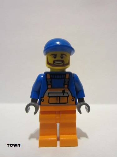 lego 2014 mini figurine cty0459 Tow Truck Driver