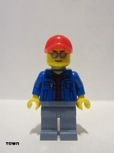 lego 2014 mini figurine cty0461 Citizen