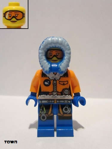 lego 2014 mini figurine cty0491 Arctic Explorer Female 