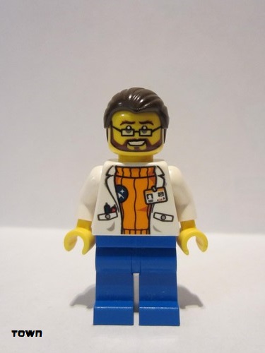 lego 2014 mini figurine cty0494 Arctic Scientist