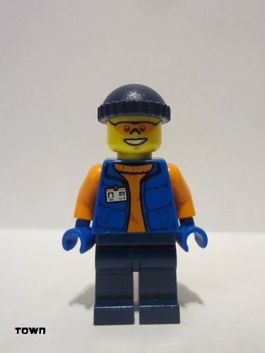 lego 2014 mini figurine cty0496 Arctic Research Assistant