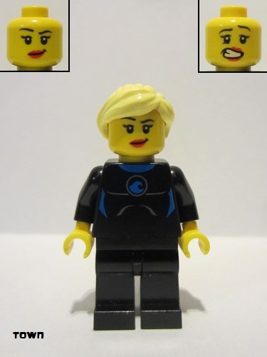 lego 2014 mini figurine twn198 Dunk Tank Lady