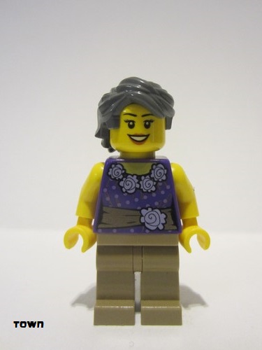 lego 2014 mini figurine twn201 Ticket Lady  