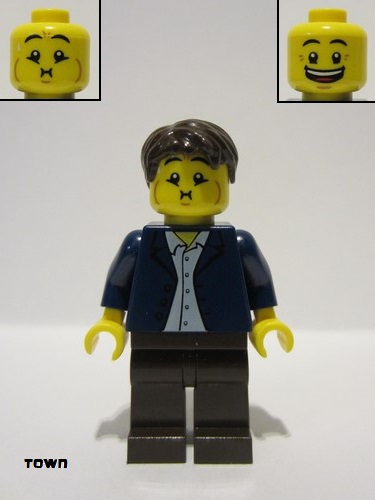 lego 2014 mini figurine twn203 Queasy Man