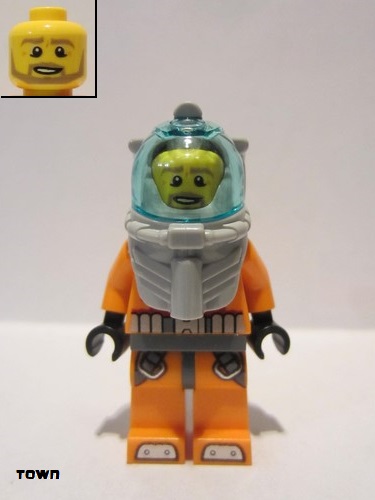 lego 2015 mini figurine cty0560 Deep Sea Diver