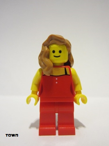 lego 2015 mini figurine twn222 Lady in Red