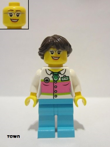 lego 2015 mini figurine twn240 Ice Cream Vendor