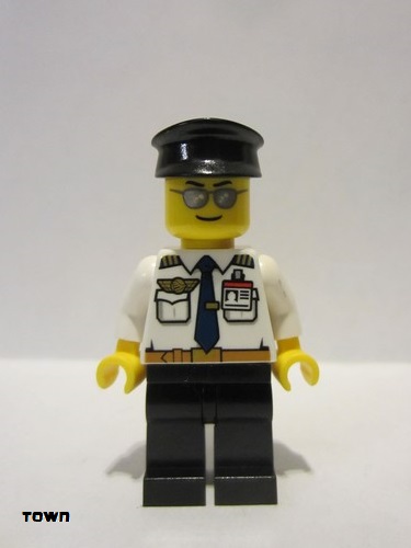 lego 2016 mini figurine air049 Airport - Pilot