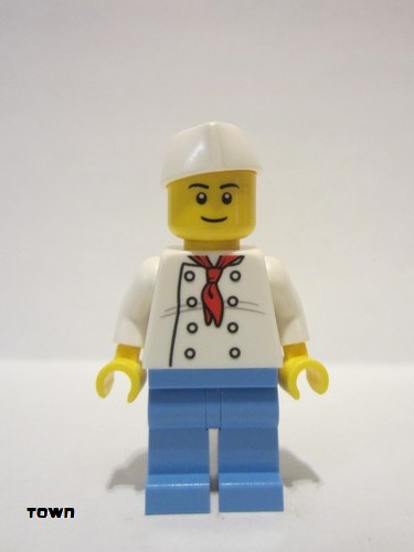 lego 2016 mini figurine chef024 Chef Fishmonger 