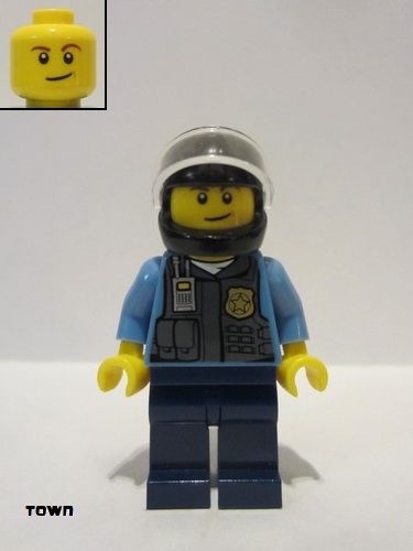 lego 2016 mini figurine cop056 Police Officer  