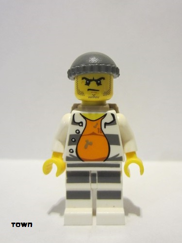 lego 2016 mini figurine cty0618 Police - Jail Prisoner