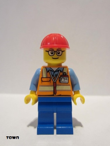 lego 2016 mini figurine cty0630 TV Tower Technician