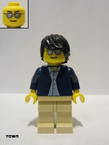lego 2016 mini figurine cty0634 Sports Car Driver
