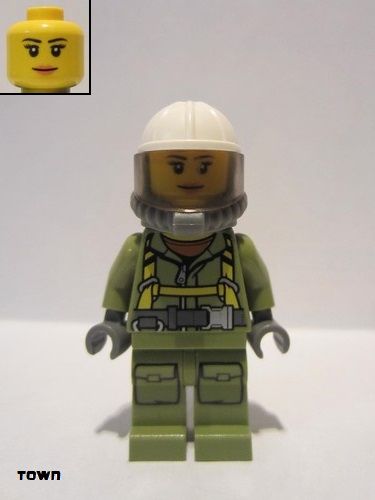 lego 2016 mini figurine cty0681 Volcano Explorer