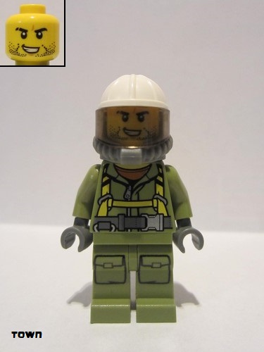 lego 2016 mini figurine cty0686 Volcano Explorer