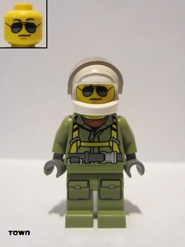 lego 2016 mini figurine cty0697 Volcano Explorer