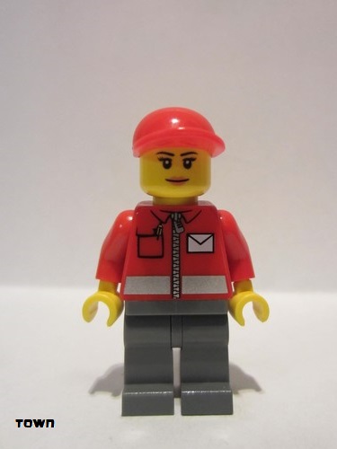 lego 2016 mini figurine post011 Postwoman