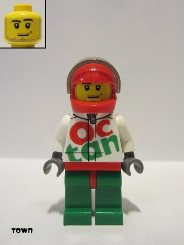 lego 2016 mini figurine rac059 Race Car Driver