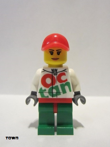 lego 2016 mini figurine rac060 Race Car Female Mechanic