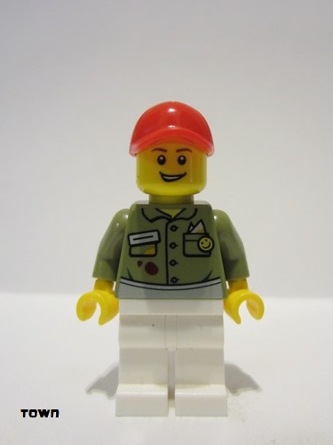 lego 2016 mini figurine twn253 Deli Owner  