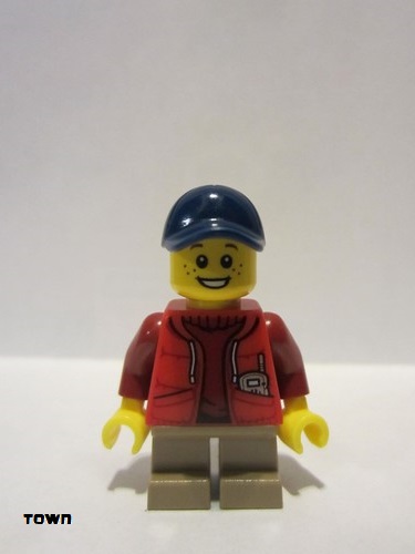 lego 2016 mini figurine twn261 Camper Boy 