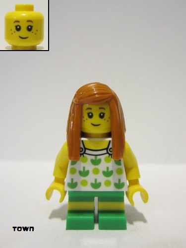 lego 2017 mini figurine cty0761 Beachgoer