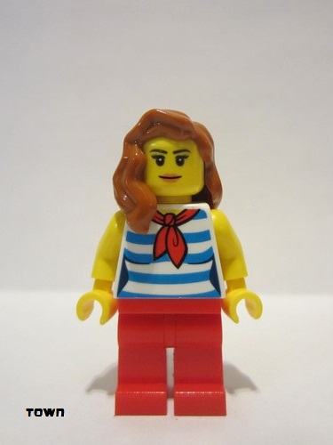 lego 2017 mini figurine cty0768 Beachgoer