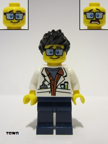 lego 2017 mini figurine cty0788 City Jungle Scientist