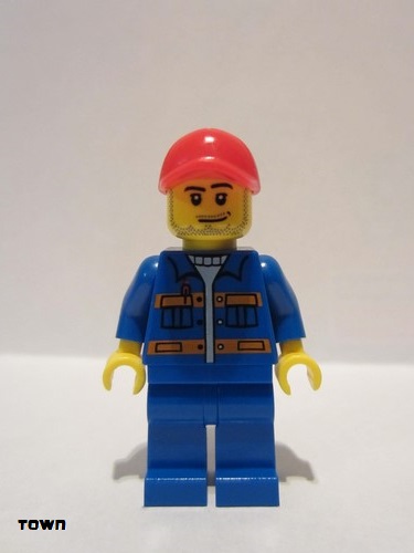 lego 2017 mini figurine cty0807 Citizen