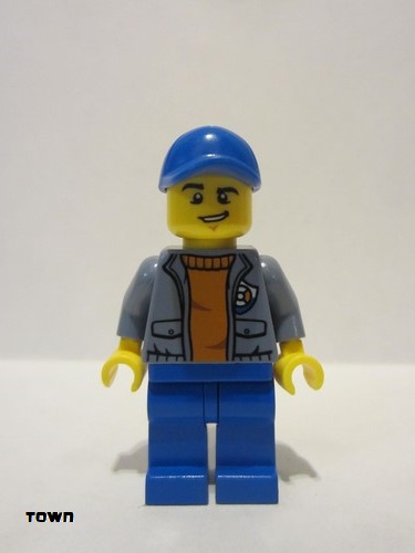 lego 2017 mini figurine cty0813 Coast Guard City - 4 x 4 Driver