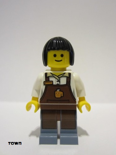 lego 2017 mini figurine twn270 Barista  