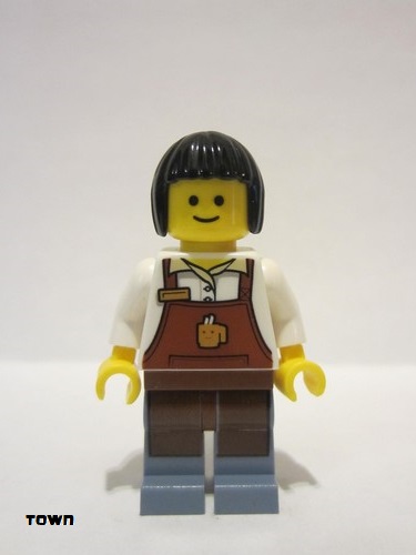 lego 2017 mini figurine twn270a Barista