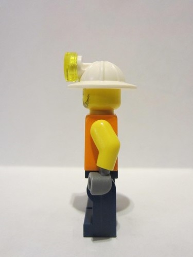 Lego New Orange Minifig Torso Town Miners with Sleeveless T-Shirt over Muscles 