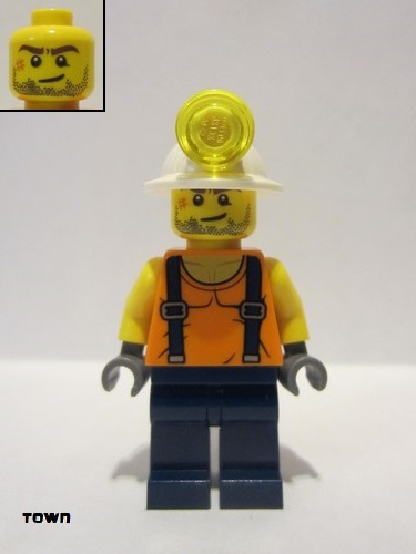 lego 2018 mini figurine cty0846 Miner