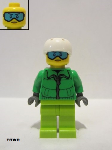 lego 2018 mini figurine cty0857 Skier  