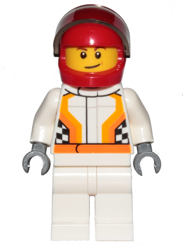lego 2018 mini figurine cty0874 Race Car Driver