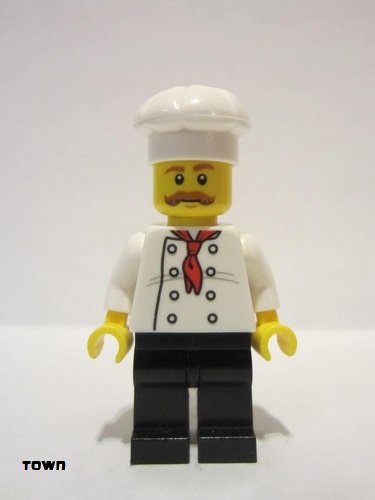 lego 2018 mini figurine cty0878 Hot Dog Chef