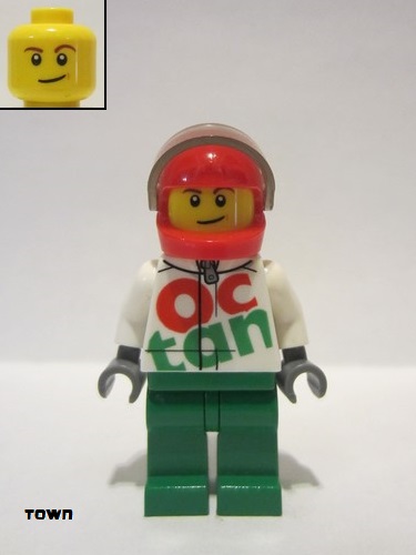 lego 2018 mini figurine cty0922 Race Car Driver