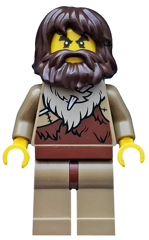 lego 2018 mini figurine cty0932 Museum Caveman  