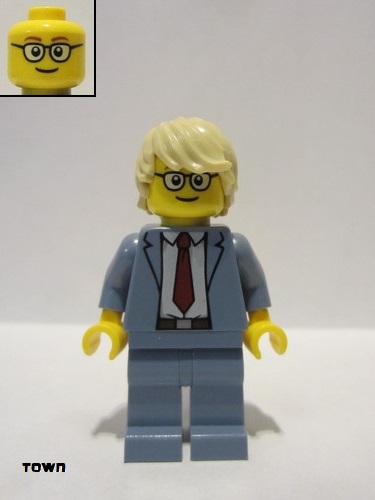 lego 2018 mini figurine cty0937 IT Businessperson