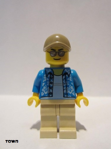 lego 2018 mini figurine cty0942 Tourist  