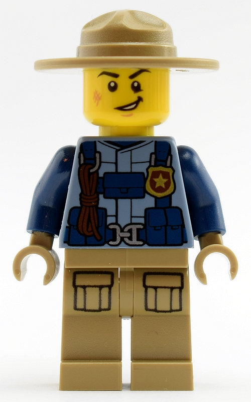 lego 2018 mini figurine cty0946 Mountain Police - Officer