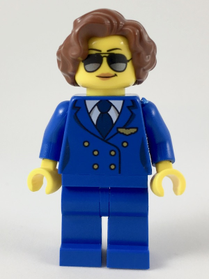 lego 2018 mini figurine cty0947 Pilot