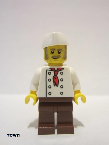 lego 2018 mini figurine twn310a Chef