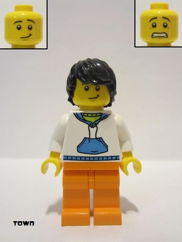 lego 2018 mini figurine twn316 Winter Vacationer